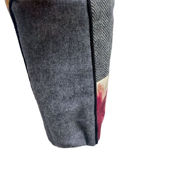 NIZNIK New York Bag Boutique Designer Handbag Fabric Patchwork Clutch Brooch - Picture 11 of 12